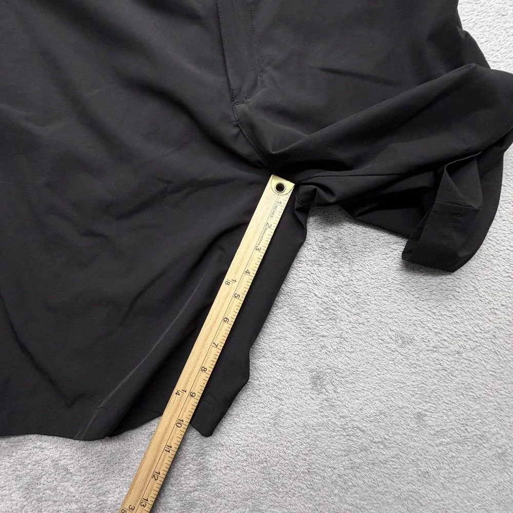 Adidas‎ Golf Shorts Mens 34 Black Bermuda Polyester Spandex Stretch